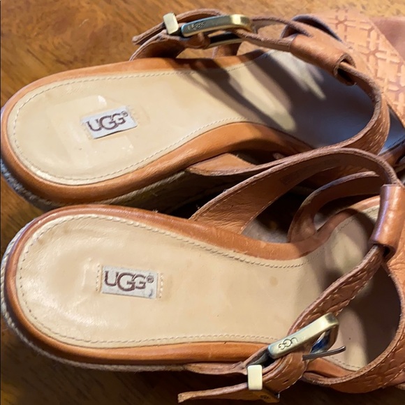 Ugg espadrille leather wedges - Picture 8 of 8